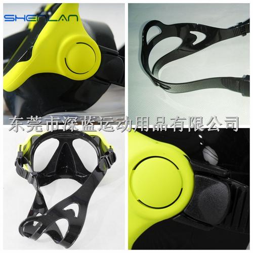 深藍正品潛水用品 潛水裝備 鋼化玻璃潛水鏡 潛水面罩 游泳眼鏡